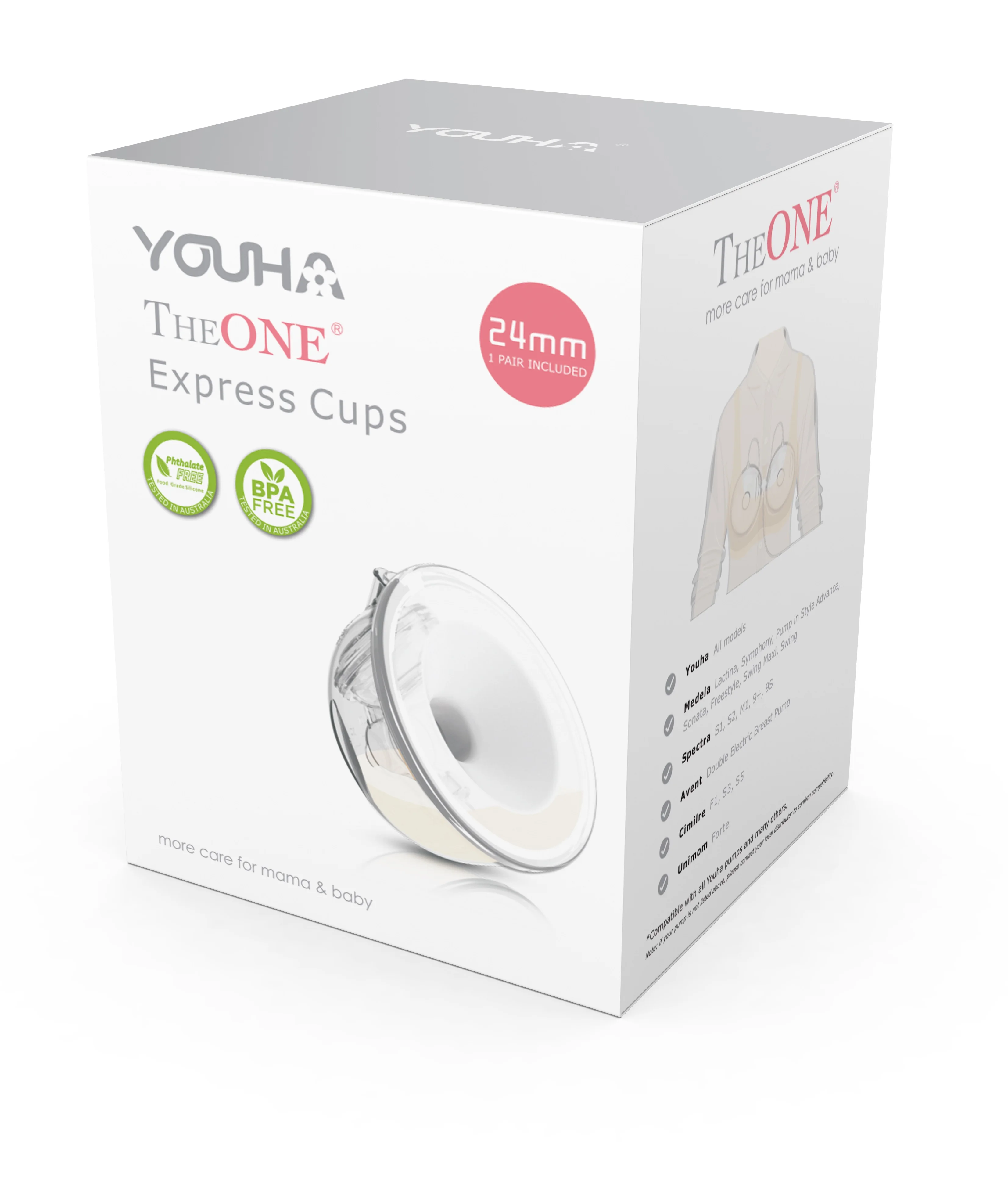 YOUHA 24mm&28mm  Express Cups Milk collection cups