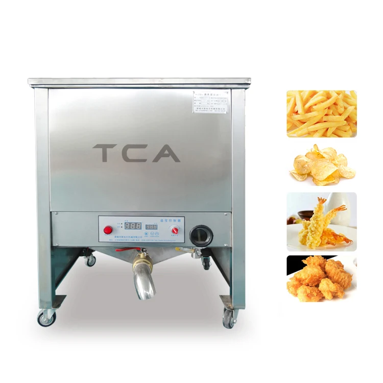 TCA skin crispy automatic bugle french fries peanut seed donut large deep frying machine for sale