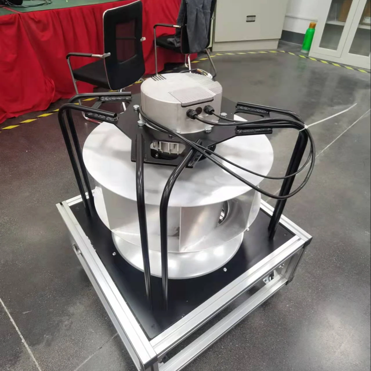 B3P560-EC188-010 EC fan  backward curve fan with bracket and plate panel