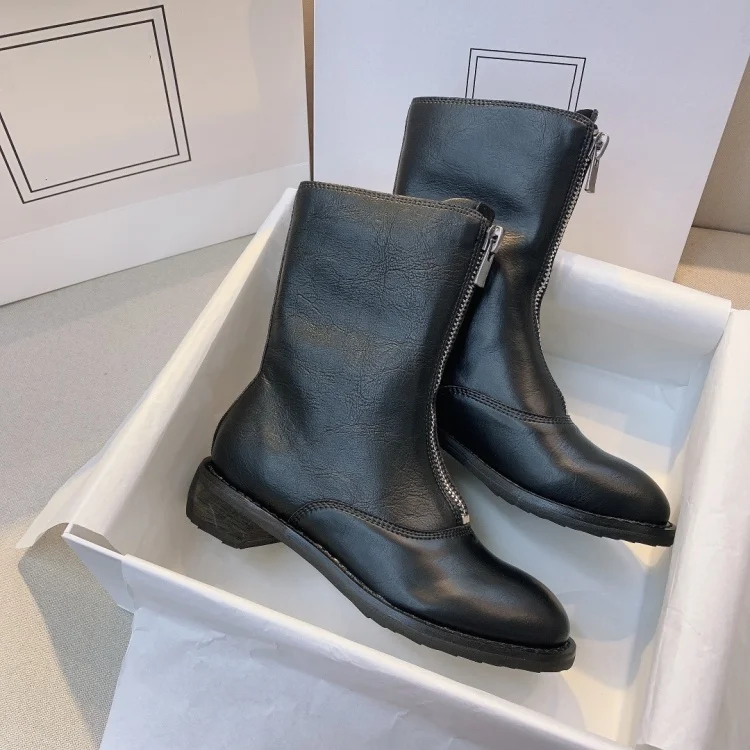 Ladies Shoes Wholesale Bulk Original Leather Designer Luxury Guid Shoes Calf boots For Womens Female