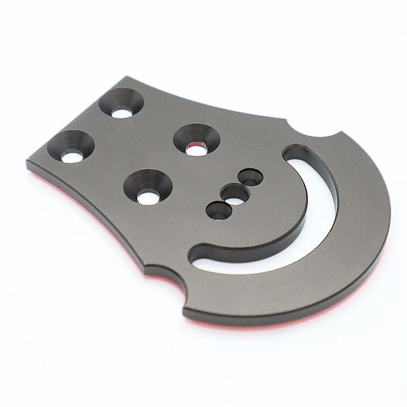 Custom CNC Machining Parts Oxidized Aluminum Alloy Processing Two-color Anodizing High-light Chamfer Oxidation