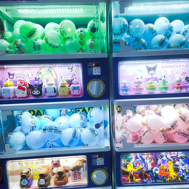 100mm Multiple Colour  Mini Capsule Toy Vending Machine Gashapon Capsule Toys Suitable For Claw Machine