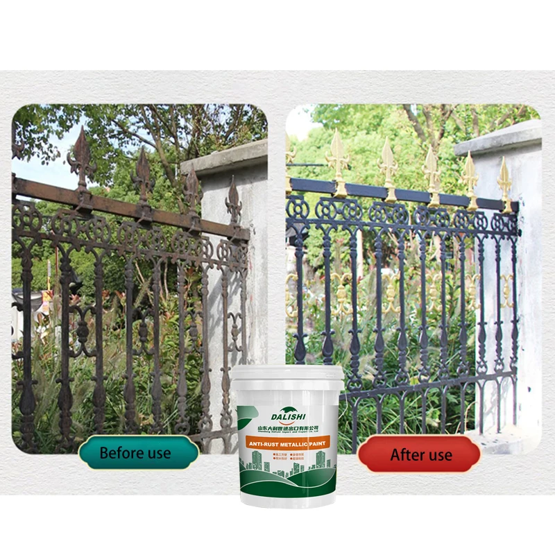 Anti-Rust Metallic Coating Good Adhesion Anticorrosive Paint Multipurpose Water Based Metallic Paint
