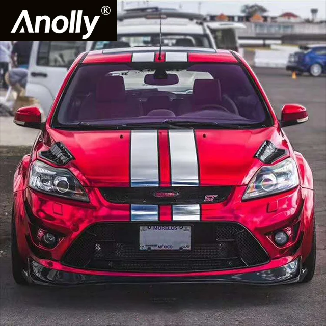  Anolly хромированная синяя Автомобильная виниловая пленка 1 52*30