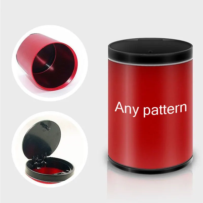OEM Car Logo Ashtray Storage Cup Smokeless Car cigarette car smoking trash can sundries box Alloy Universal Logo customization