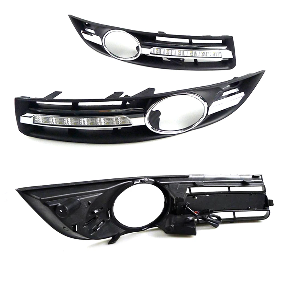 LED Daytime Running Lights Lamps Auto Parts Assembly Case For  Volkswagen VW Passat B6 2005 2006 2007 2008 2009 2010 2011
