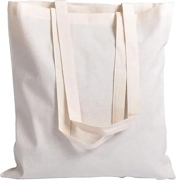 Custom printed cotton canvas shopping bag coin purse carrying blank white cotton canvas tote bag with customized