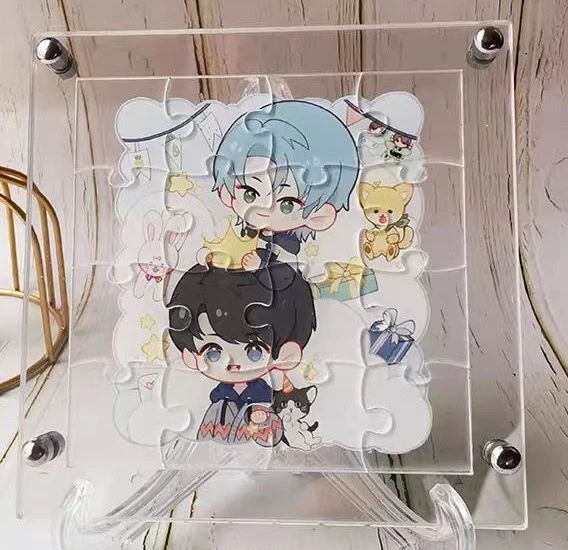 Оптовая продажа акриловых картинок-пазлов для фотографий Kpop Boy Group Jk V Jimin на