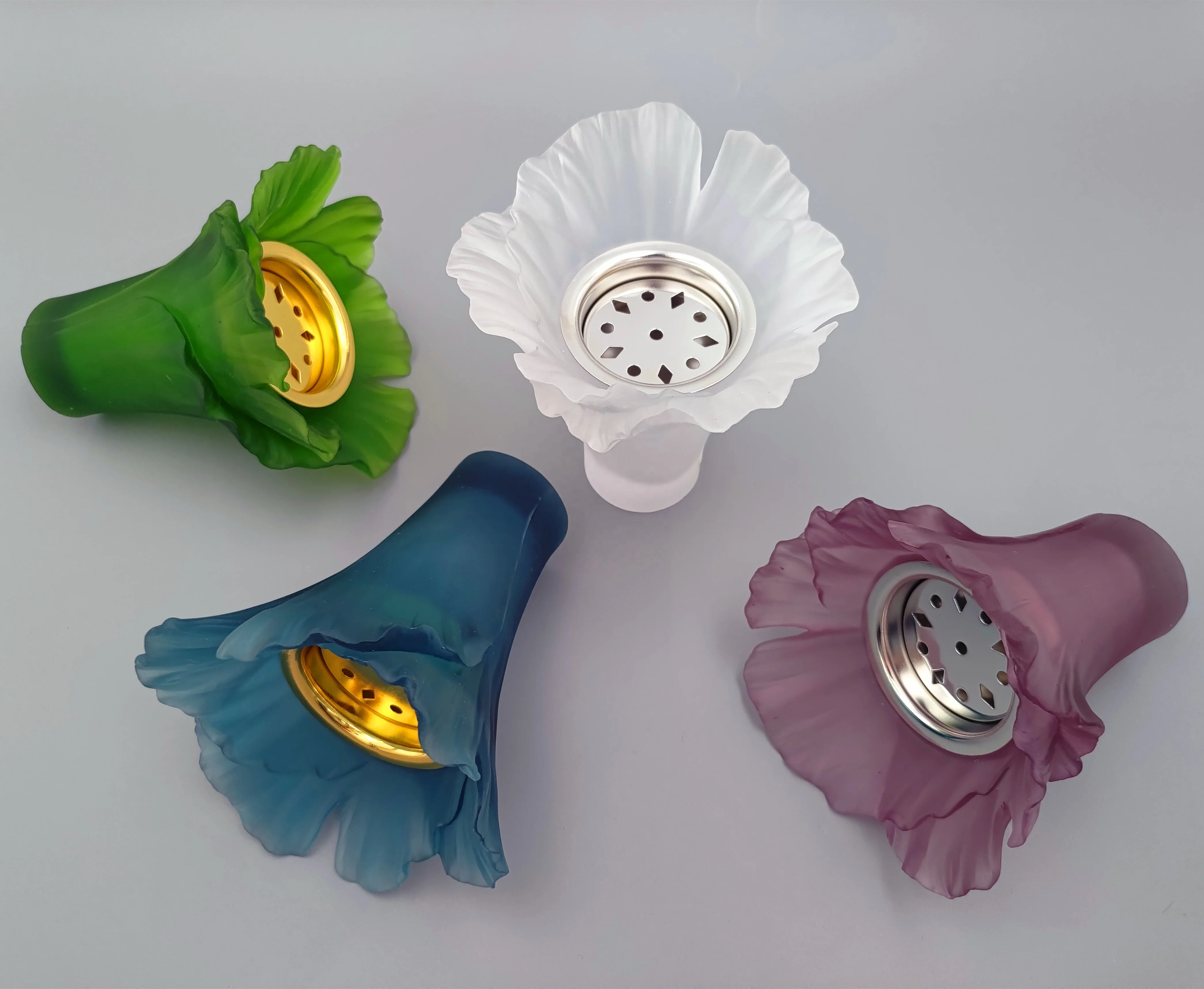 Handmade crystal burner bukhoor new style handmade vase