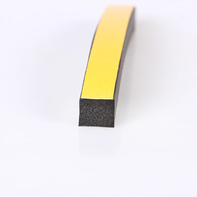 soundproof good flexibility self adhesive EPDM foam sealing strip