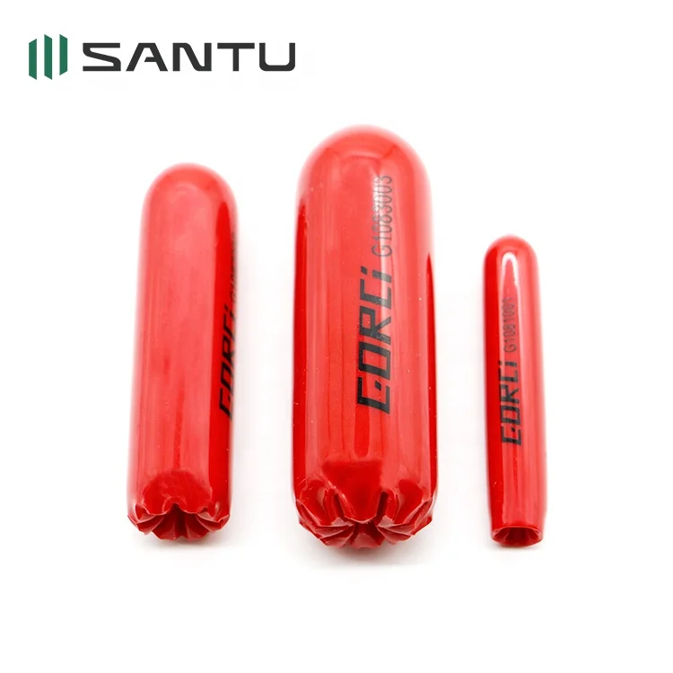 Santu 1000V VDE Electric Tools Insulated Self-Clamping Slip-On Caps for Covering Bare Live Cable Ends