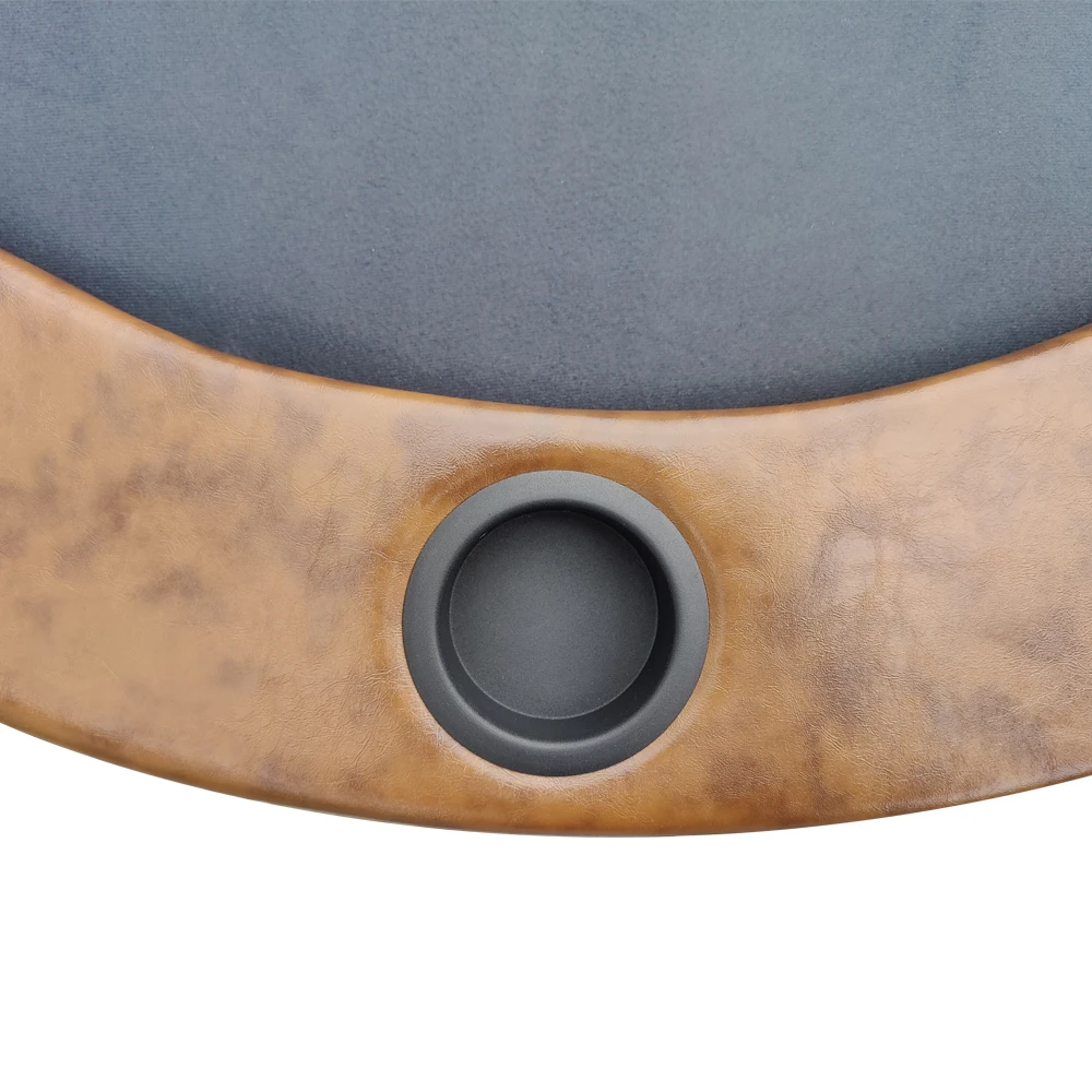 Фабрика продаж, OEM казино, встреча с полиуретановой модой, покер, Техасский резиновый игровой подстаканник, стол для 10 человек