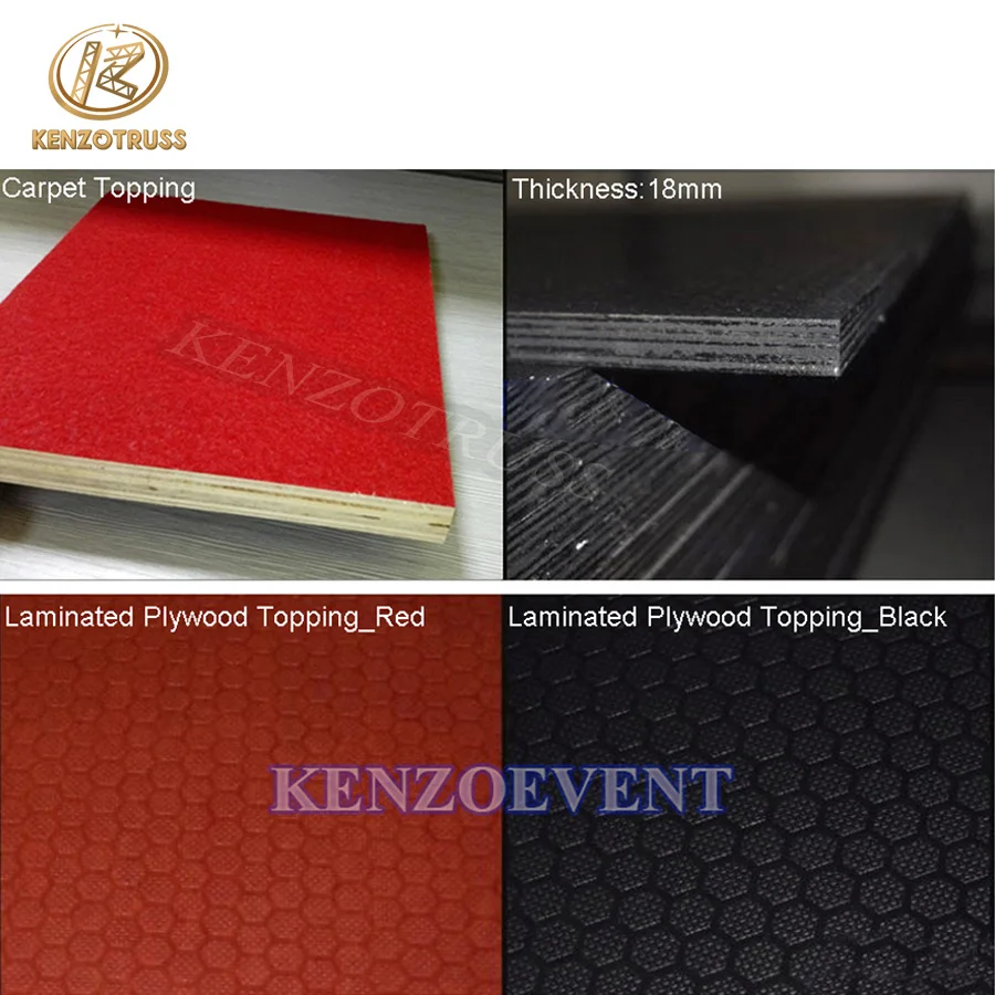 Aluminum Stage Non-slip Stage Platform Music Stage For DJ Table