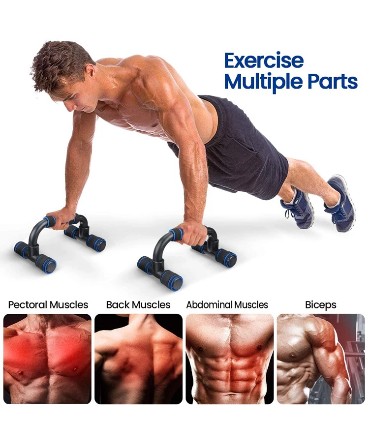 Fitness Equipment Chest exercises  Pull Up Bar Anti-slip handle Push Up Bar Non Slip Push Up Stand