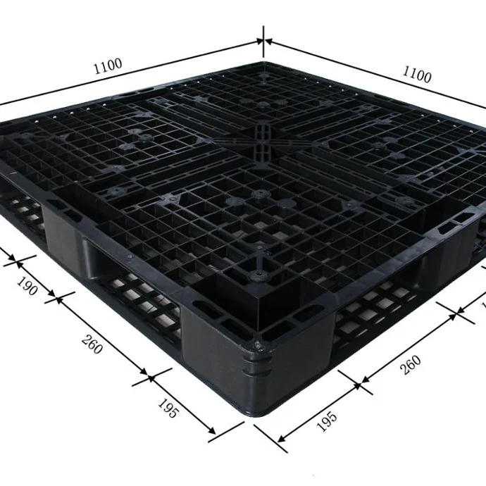 High quality China cheap custom heavy duty stacker stacker double-sided HDPE plastic pallet