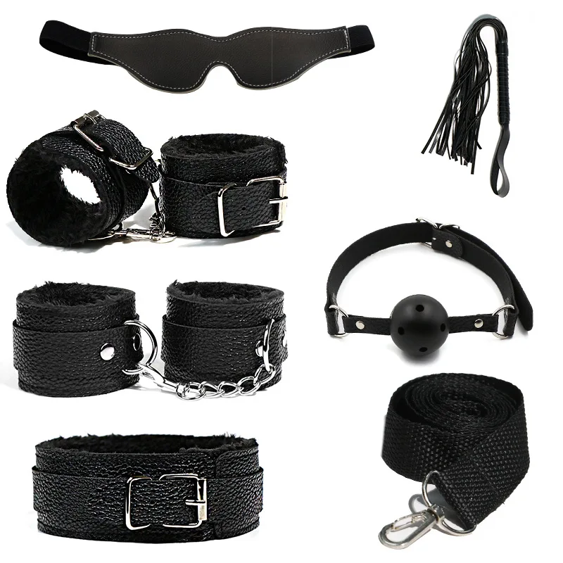 Sexy BDSM toys Soft Metal Wrist Fluffy Handcuff Sex Gift Toys Love Cuff Cheap Handcuffs
