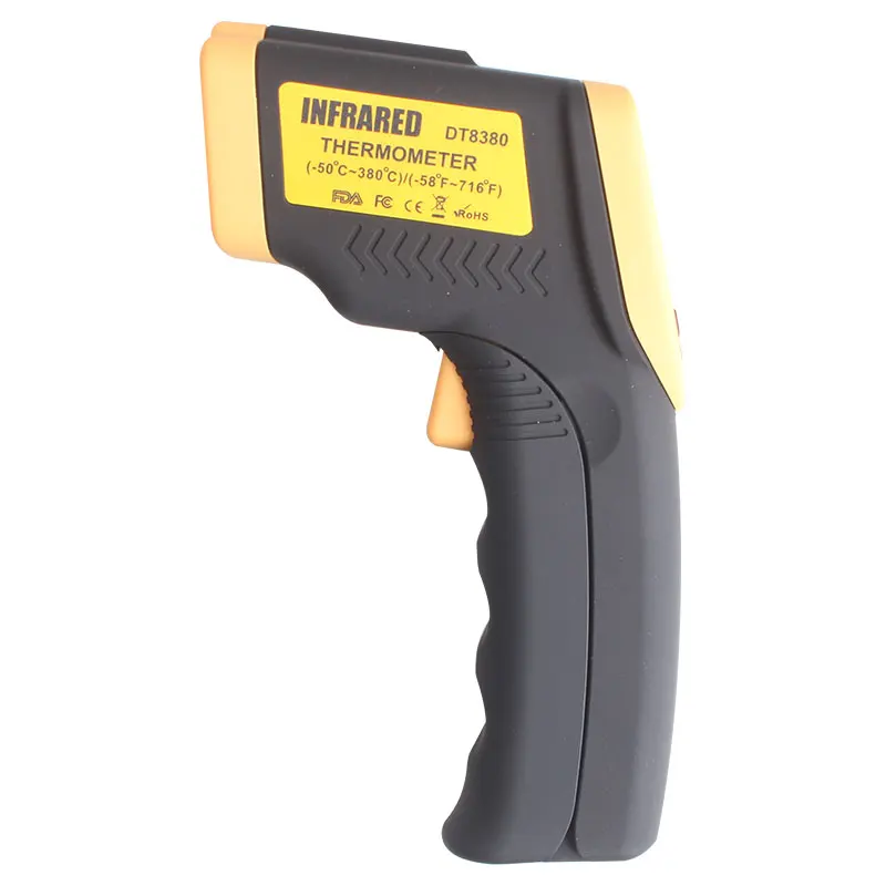 Industrial IR temperature gun laser high temperature measurement grill cooking food industry infrared thermometer Pyrometer gun