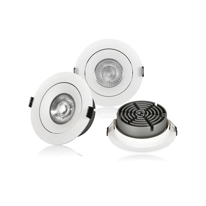 Ultra Thin Slim 33mm Height for Cabinet 15 24 36 60 Lens Aluminum 7 12 15 25 35W Adjustable Spot Light Spotlight Led Down Lights
