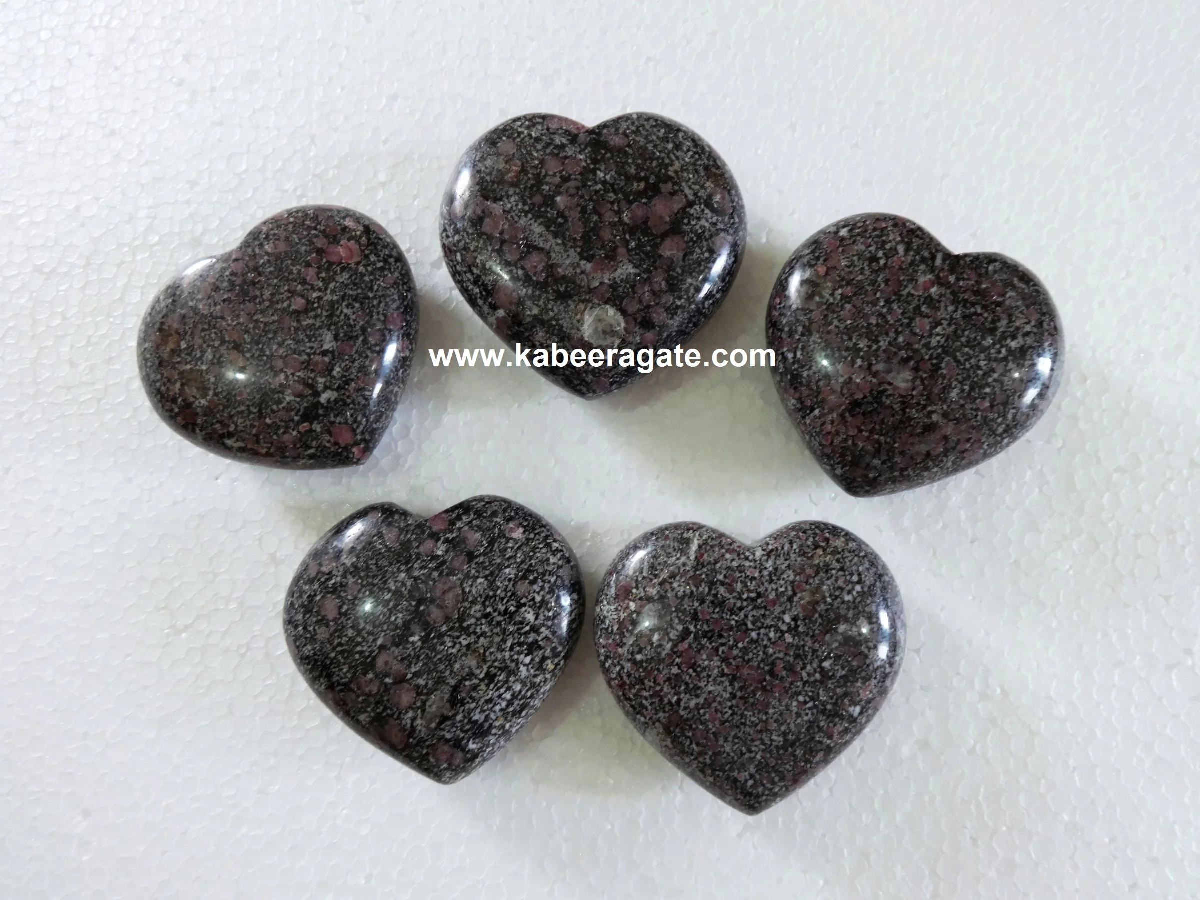 Ruby Matrix Pub Heart Gemstone Pub Heart