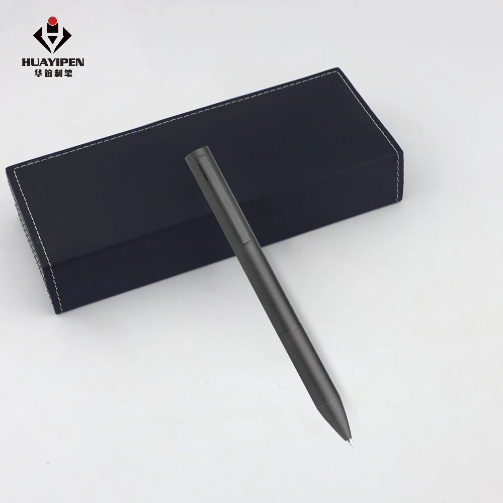 High Quality Black Simple but Elegant Ballpoint Pen logo for Conference