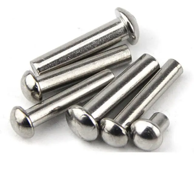 Automotive industry semicircle round head stainless steel solid rivets