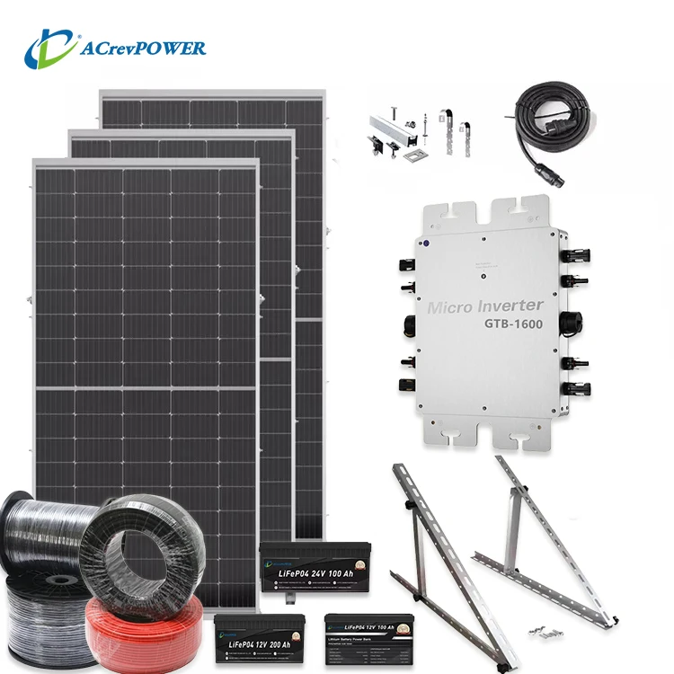 Plug&Play 800W 2000W Solar System Complete Set Balcony Power Plant 1600W