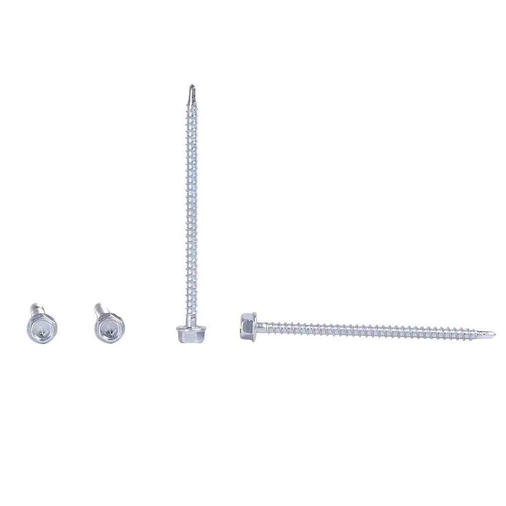 Zine Plated Metal Self Tapping Screws Customizable Specification Size Cross Recessed Countersunk Head Self Tapping Screw