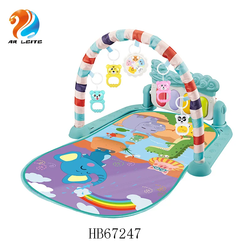 Multi-function Musical Baby Piano Keyboard Play Mat Toy Pedal Piano Fitness Frame Crawling Baby Piano Gym Mat