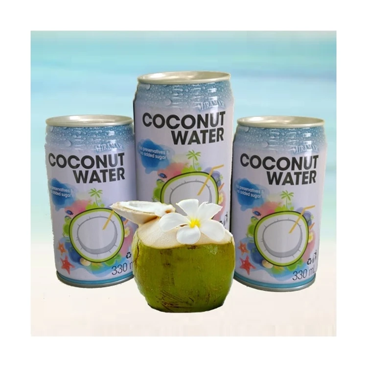 Wholesale customized professional fresh organic 310/330/350/500/520 ml canned coconut water