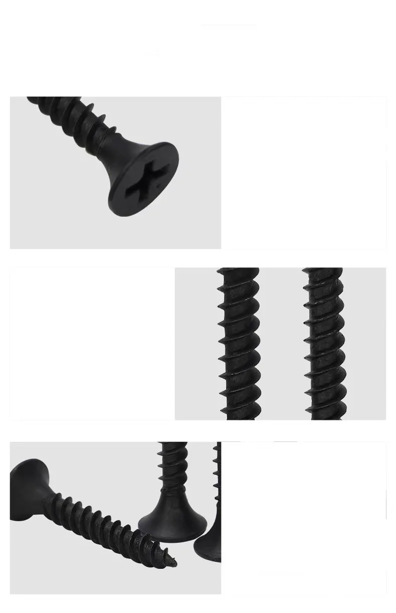 Self-Tapping Fine Thread Drywall Screw Good Price Steel Stud Screwfix Bulk Box Packing for Metal Studs