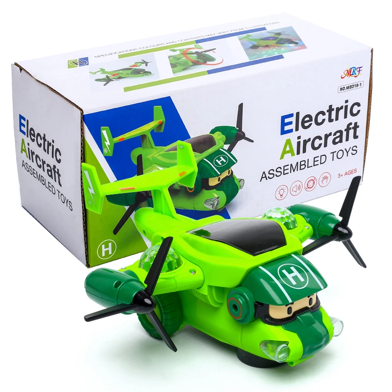 Мини вертолет Электрический самолет с подсветкой музыкальный самолет игрушки