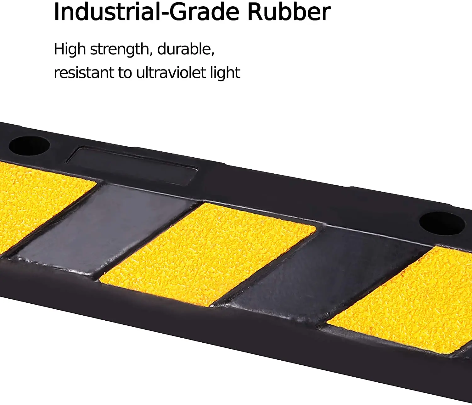 Rubber   Parking Lot Equipment Wheel Chock Wheel Stopper