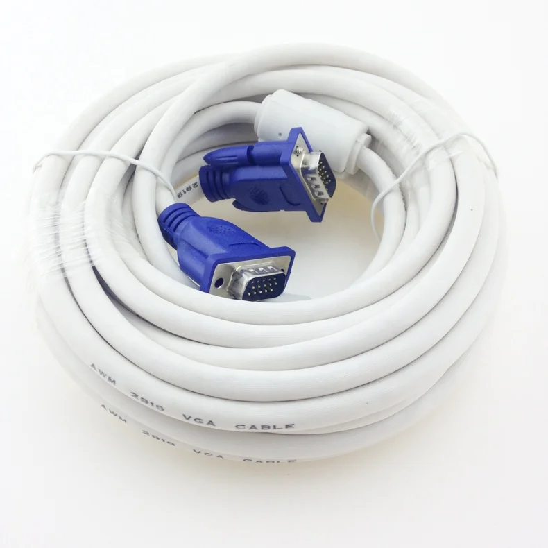 10M  hot selling  male to male vga cable for computer audio video