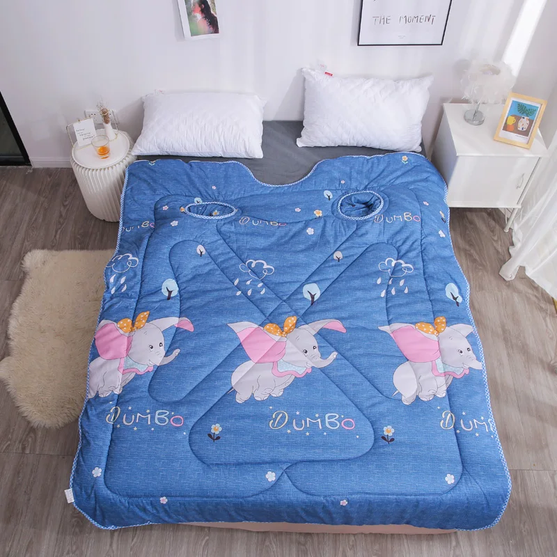 Hot Selling Winter Cotton Quilt Sublimation Zipper Control Sleeve Wearable Lazy Quilt