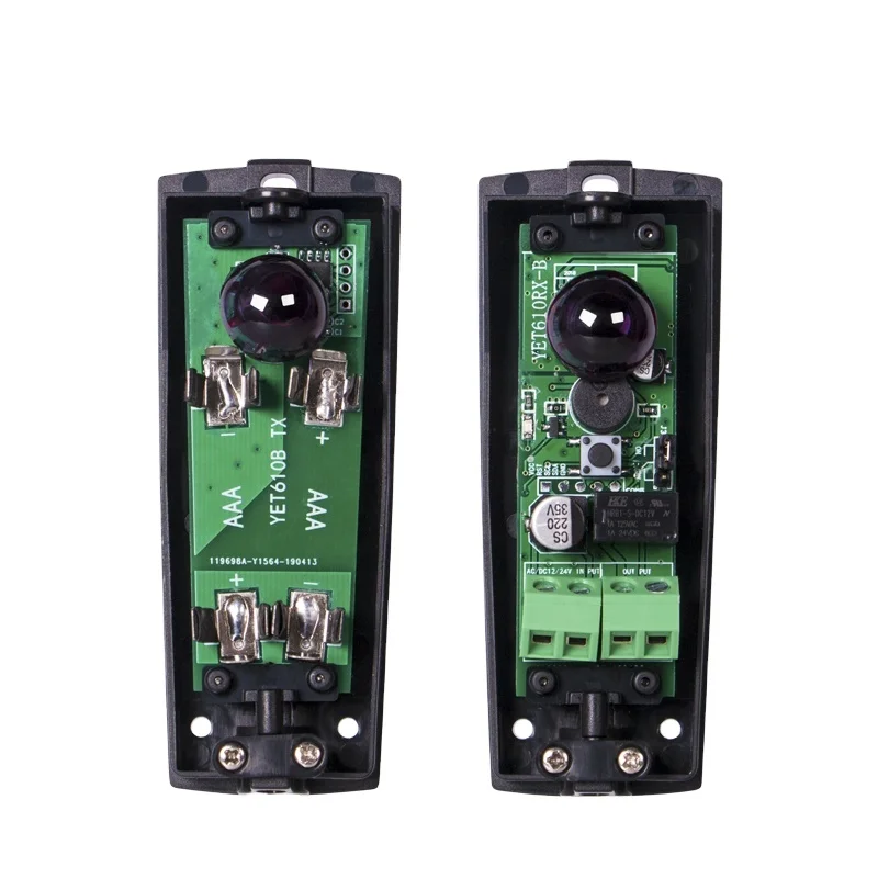 Yaoertai Manufacture12-24V AC/DC Battery Powered Infrared Sensor/Gate Photocel Single Beam Yet610b