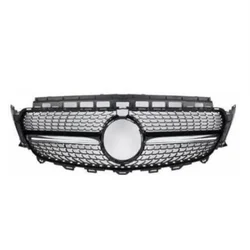 Gmax Car Accessories Front Bumper Mesh Grille Diamond Black with PDC Hole Fit for Mercedes Benz Class E W213 2016-2020