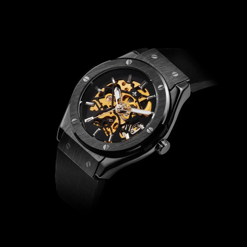 Новая модель дизайнерские механические часы-скелетоны без бренда турбийон роскошные мужские наручные