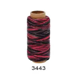 Хит продаж, разноцветные хлопковые нитки ручной работы, плоские восковые нитки