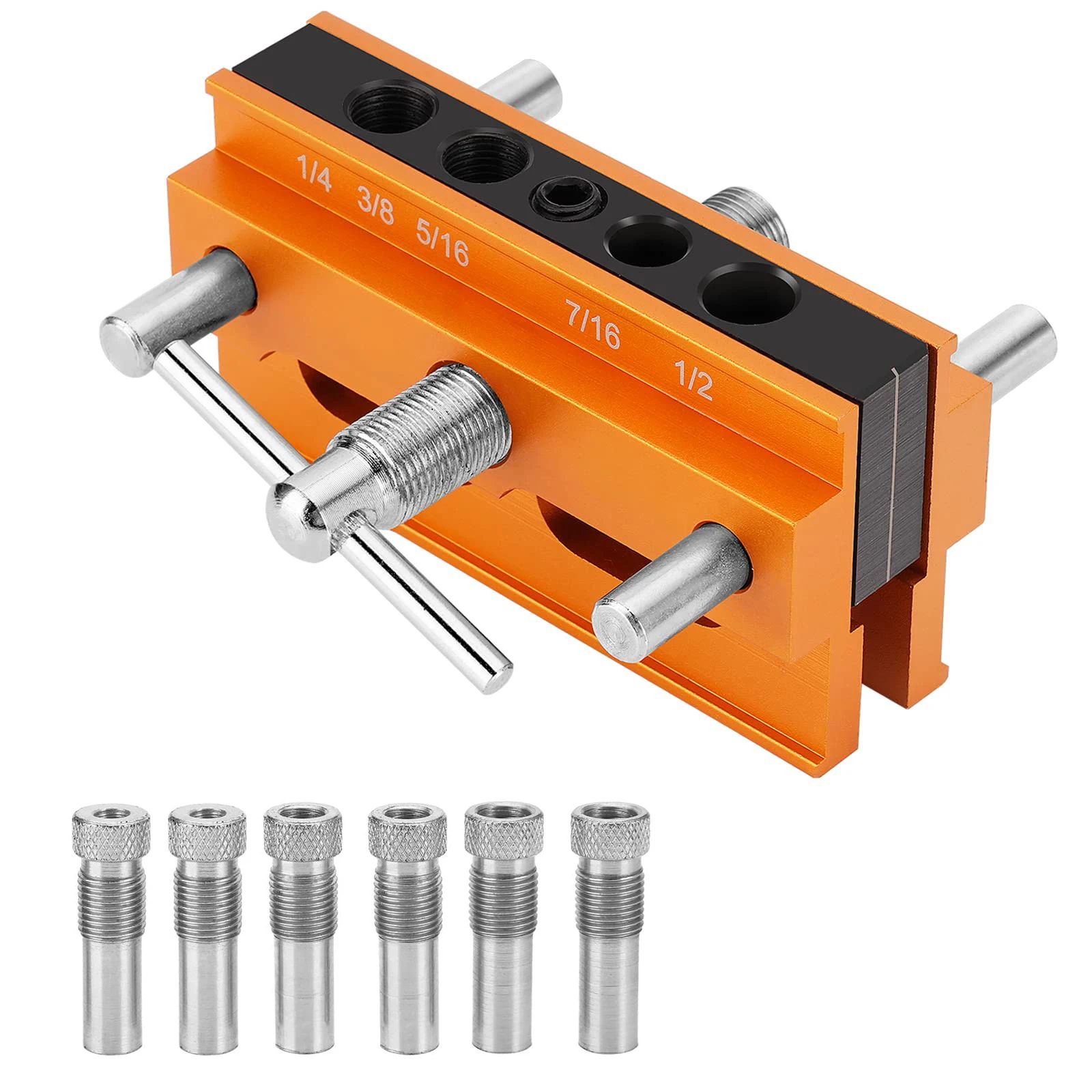 Self Centering Doweling Jig Drilling Guide Positioner Woodworking Doweling Jig Tool Hole Drilling Guide Self Centering Locator