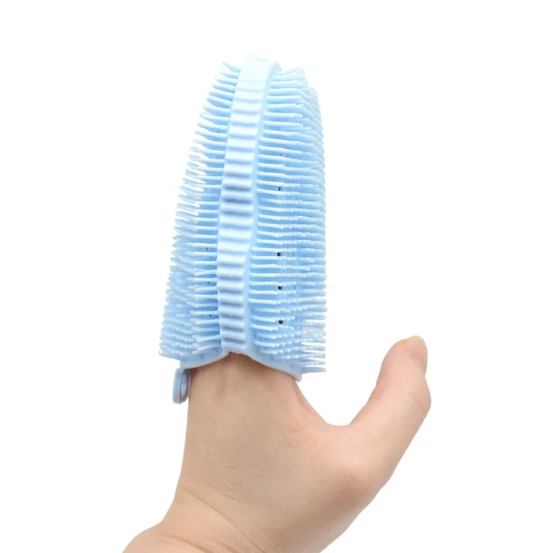 Exfoliating bath gloves,Soft Silicone shower spa brush,SPA Massage Silicone body scrubber