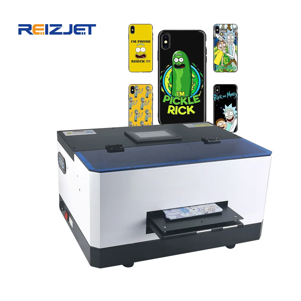 Small Machine Size Desktop Flat UV Printer Customized  Phone Case Printing Machine for Card Acrylic Wood Metal PVC
