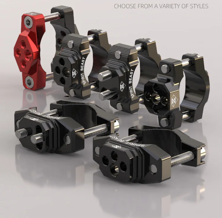 SPIRIT BEAST Motorcycle stent modification accessories auxiliary spotlights fixed bracket catches bumper fixture handlebar stent