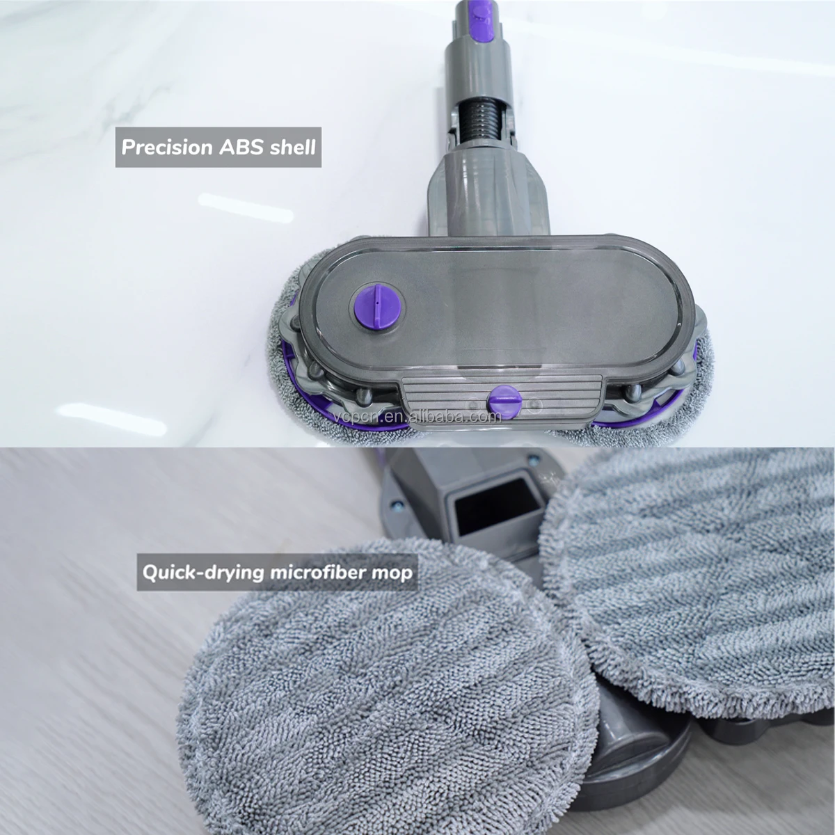 Dry & Wet Electric Vacuum Cleaner Mop Brush Head for Dysons V15 V11 V10 V8 V7 Motorized Vacuum Cleaner Accessories Spare Parts