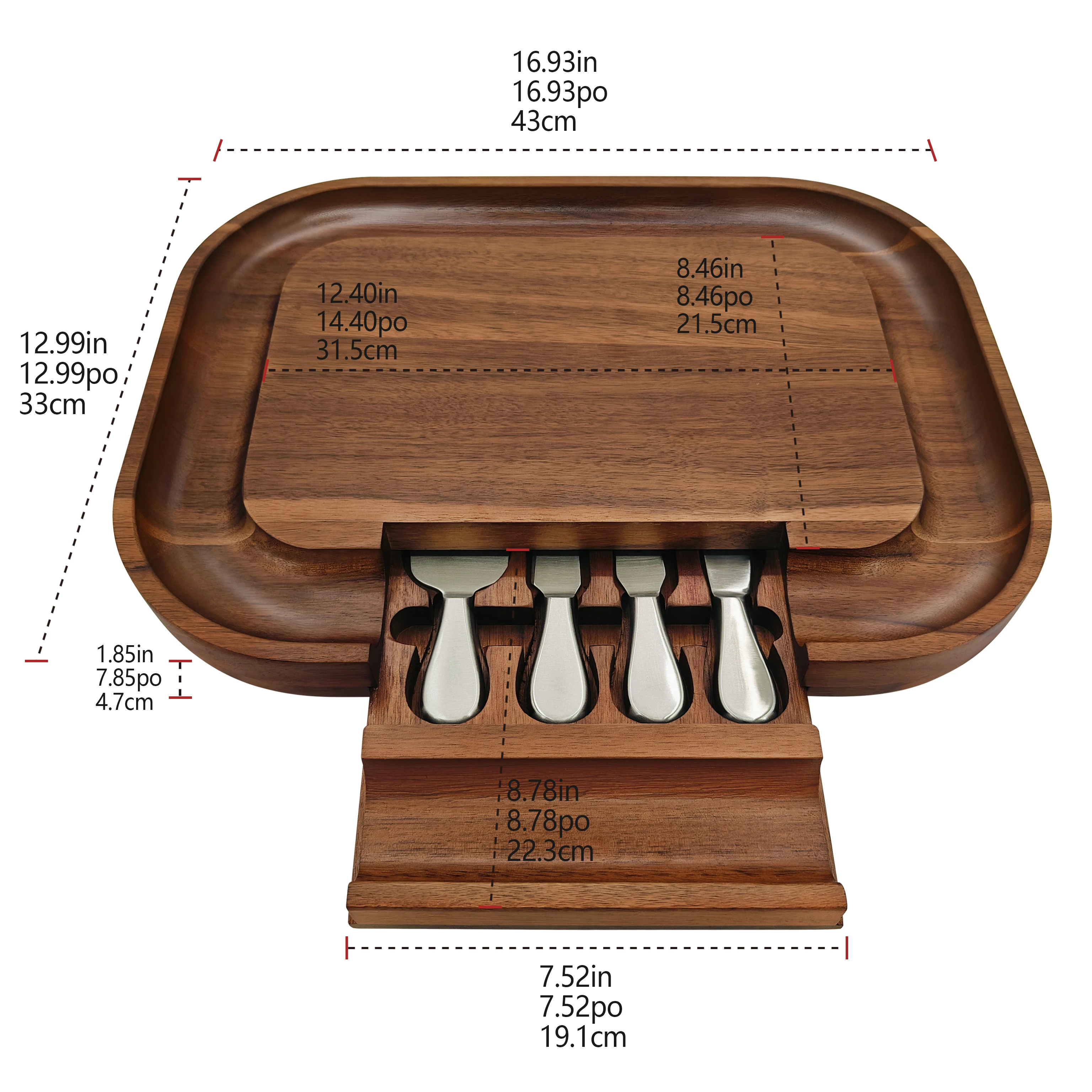 Custom Charcuterie Board Wooden Cheese Plate Tabla De Quesos Acacia Wood Cheese Board For Kitchen