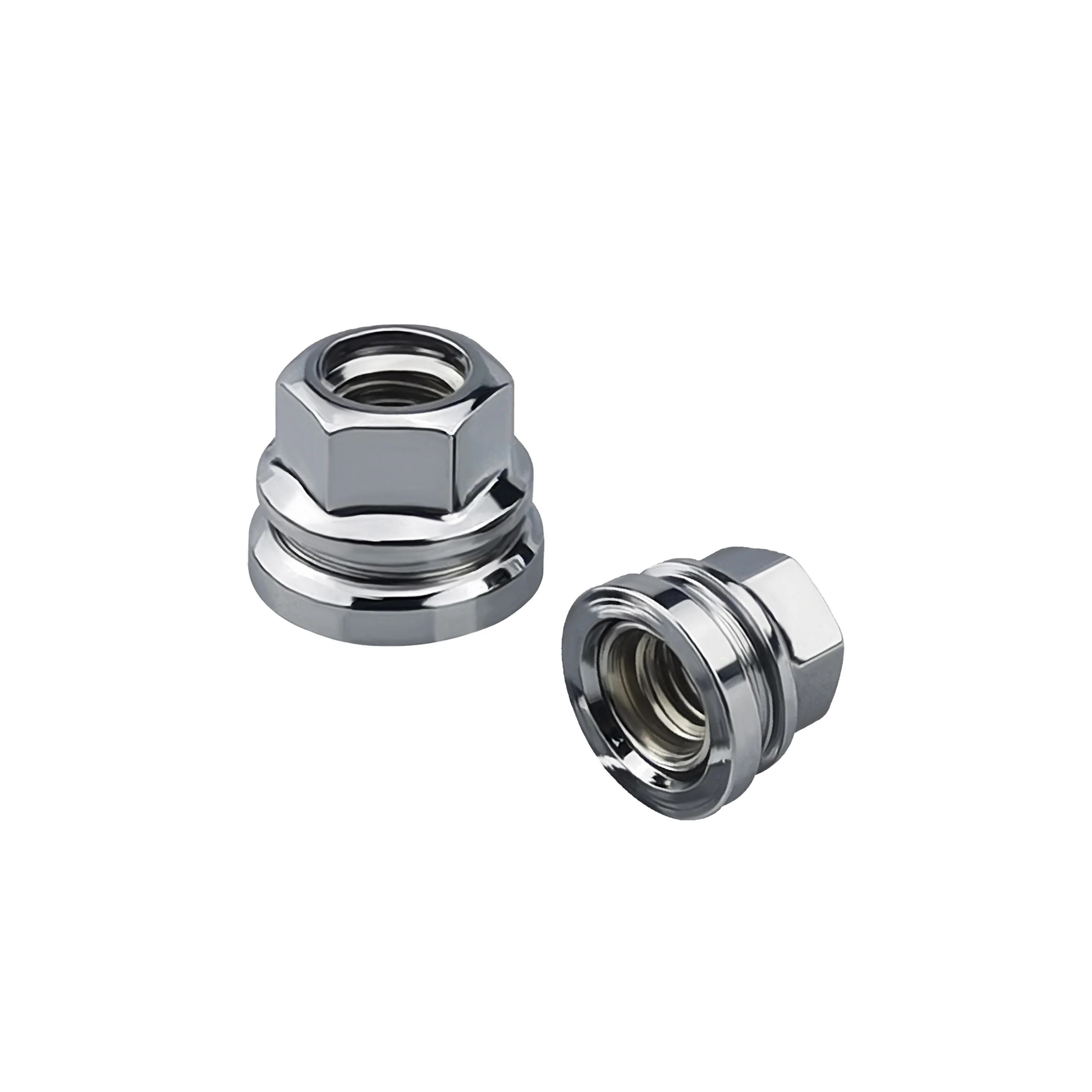 
 Колесный болт и гайка YJY PTD10 HEX21 CHROME 23 мм китайского производства 12,9 класса для шин тяжелых грузовиков  