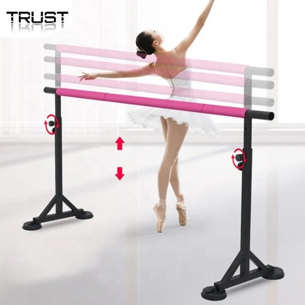 portable Adjustable Gymnastics Parallel Ballet Barre Dance Pole