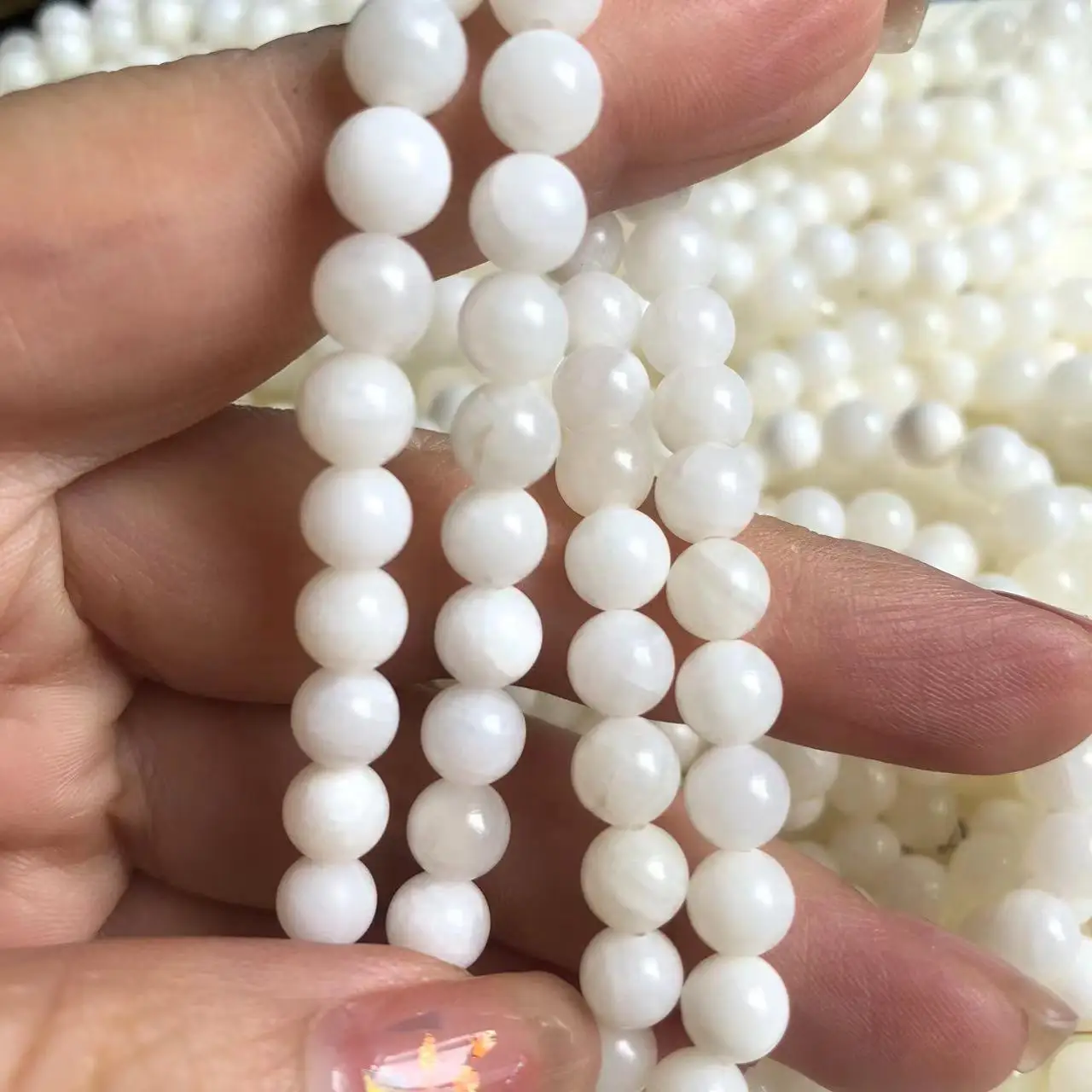 4 мм 6 8 10 12 14 Морская раковина мать жемчужные бусины оптом