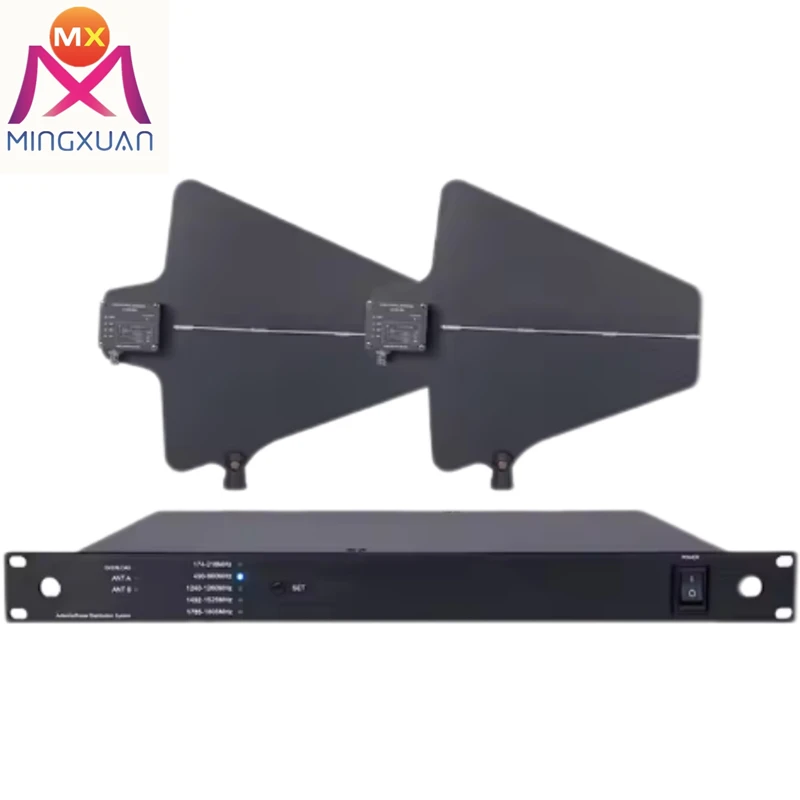 Wireless Antenna Distribution Amplifier Multiple Frequencies Booster Microphone