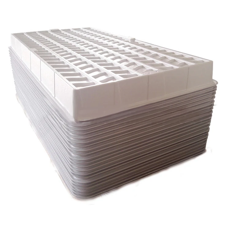 greenhouse ebb and flow tray with drain system White 4x6inch  4x8inch Large ABS Plastic Hydroponic Tray