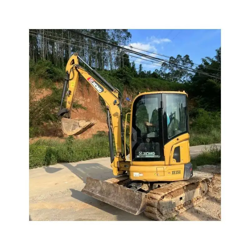 Используется мини-экскаватор XCMG XE15 XE17 XE26 XE27 XE35 небольшой гусеничный экскаватор Добро пожаловать на консультацию